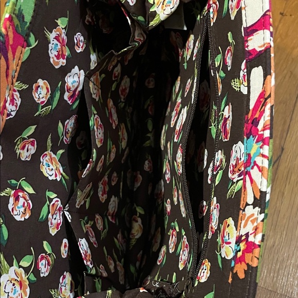 NWT Vera Bradley Multicolor Floral Tote Frame Bag - Picture 7 of 12